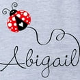 thumbnail image 2 of CafePress - Ladybug Abigail - Cute Infant Baby Football Bodysuit, 2 of 3