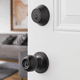 thumbnail image 5 of Hyper Tough 2-Pack Keyed Entry Doorknobs and Deadbolts in Matte Black Finish, 5 of 13