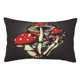 thumbnail image 1 of Fotbe Red Mushrooms Funda de Almohada Decorativa Estilo Occidental, Lujo en Algodón, Fundas para Almohadas King, Cojín Estampado para Decoración del Hogar-16"x24", 1 of 6