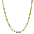 thumbnail image 6 of 14K Yellow Gold 5.5mm Silky Herringbone Chain, 6 of 6