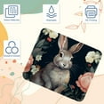 thumbnail image 3 of Rabbit Square Printed Desk Mat Gaming Mouse Pad Non-Slip Rubber Bottom 8.3x9.8 Inch - Suitable for Office and Gaming, 3 of 6