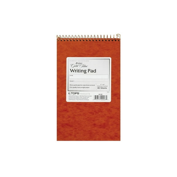 Ampad Gold Fibre Retro Wirebound Writing Pad College/Medium 5 x 8 Ivory 80 Sheets 20007