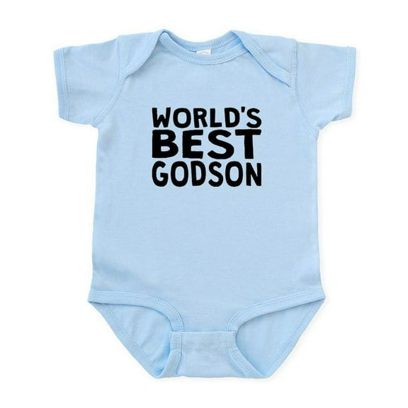 CafePress - Worlds Best Godson Body Suit - Baby Light Bodysuit, Size Newborn - 24 Months