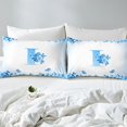 thumbnail image 4 of Erosebridal Monogrammed Bed Sheets Set Queen Size,Personalized Initial Bedding Queen Size,Letter Decoration,Ultra Soft,4 Pieces, 4 of 7