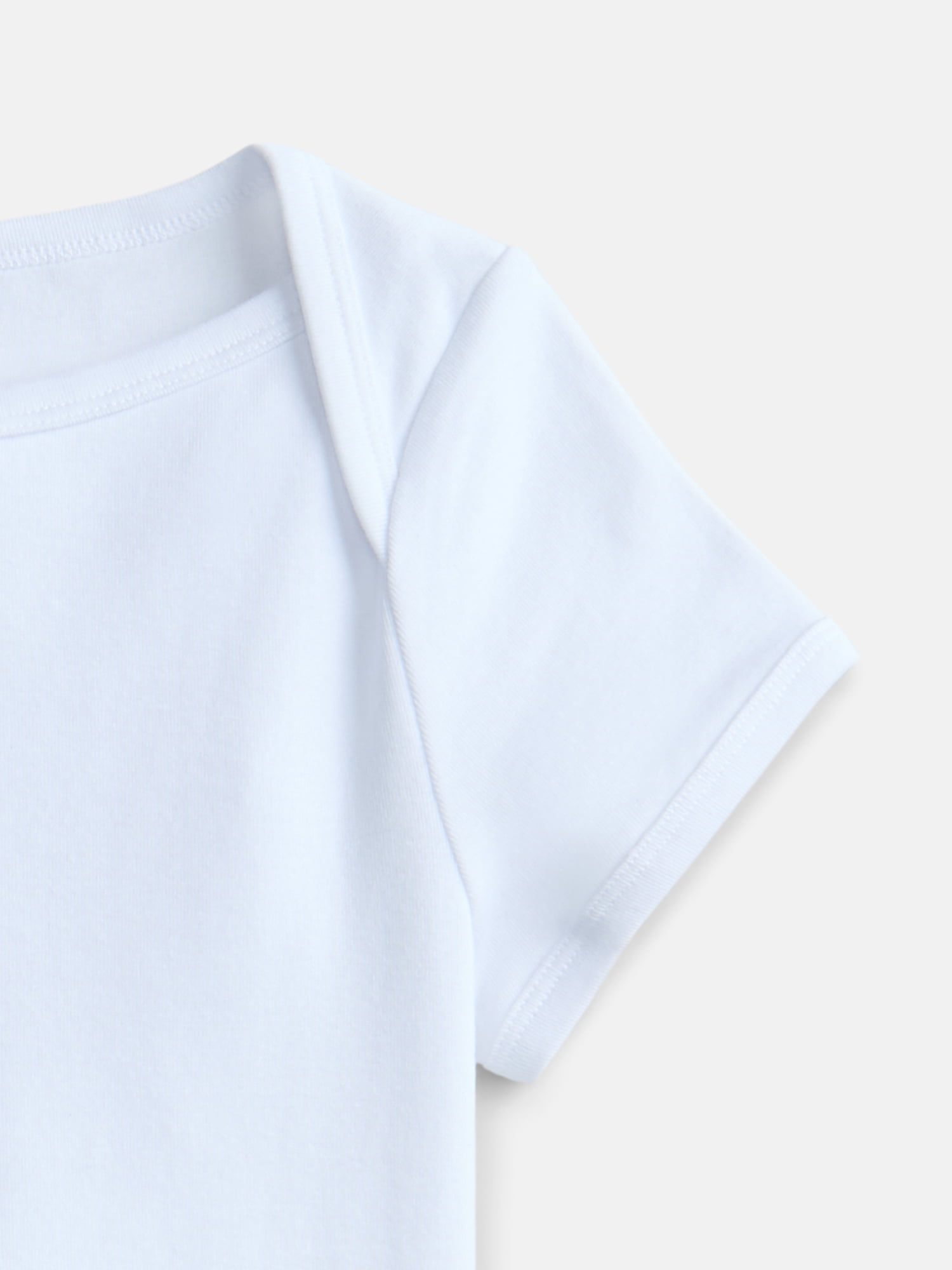 Weekend Academy Girls Boat Neck Tee with Short Sleeves, Sizes 4-18