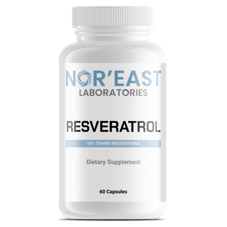 Nor'East Laboratories Resveratrol, Antioxidant Supplement, 600 mg – Dietary Supplement, 60 Count