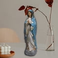 thumbnail image 5 of Comfy Hour Mindful and Sacred Collection 20" Resin Art Maria Praying Figurine, Cream & Light Blue, 5 of 5