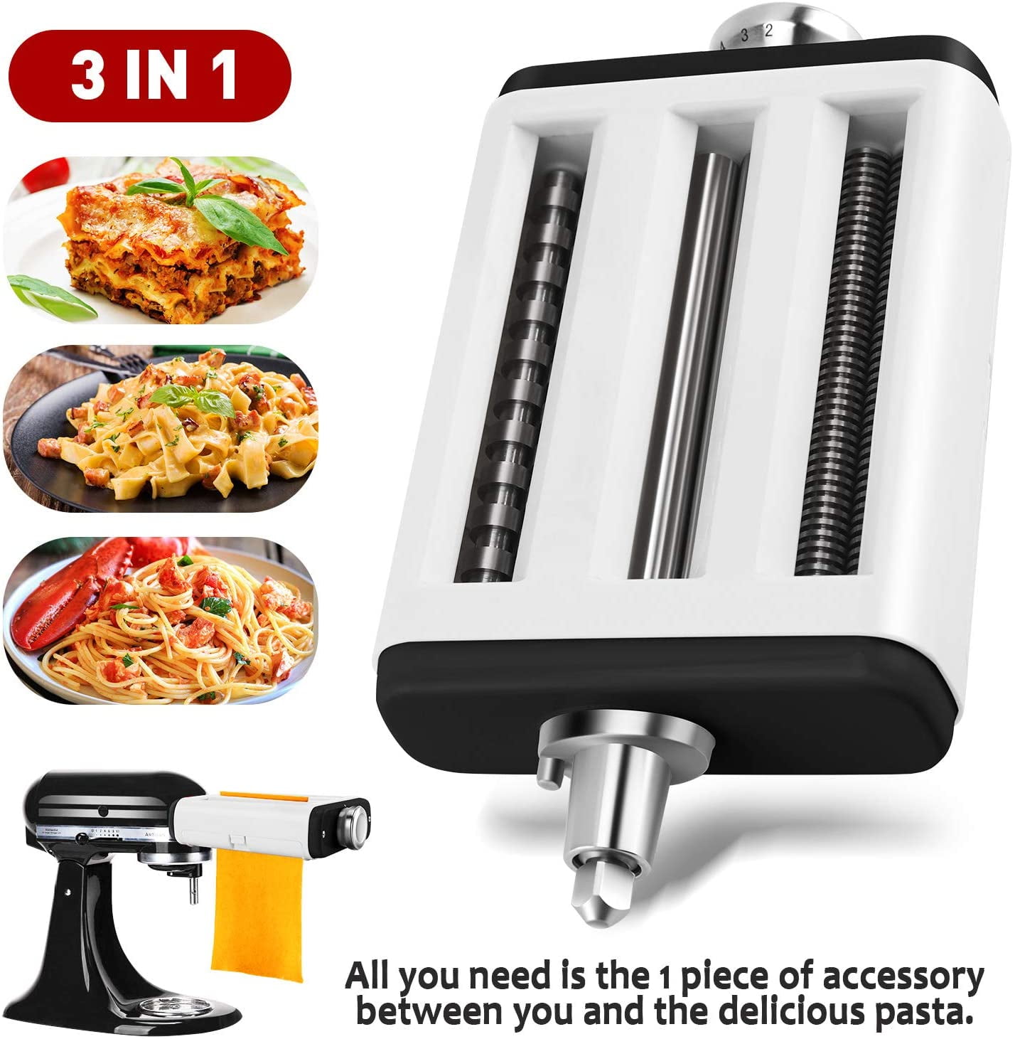 Many Uses with KitchenAid – Blender, Pasta Maker, and Convection