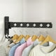 thumbnail image 1 of Rack Colgante Plegable Estantería De Pared, Metal, 2 Niveles, Secador De Ropa Compacto, Para Baño, Oficina, Dormitorio, Secado Eficiente, Resistente, Plegable, 180cm, 3 Piegues, Acero, para, 1 of 6