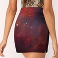 thumbnail image 4 of Space Fox Nebula Women's skirt With Hide Pocket Tennis Skirt Golf Skirts Badminton Skirts Running skirts Space Galaxy Nebula, 4 of 6