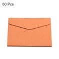 thumbnail image 3 of Uxcell Blank Small Items Storage Card Holder Mini Envelopes, Orange 60 Pack, 3 of 6