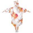 thumbnail image 2 of Wearable Blanket with Sleeves and Pocket Oversized Hooded Sweatshirt 3-14 YR Goldfish S, 2 of 7
