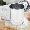 thumbnail image 2 of Flour Sifter,Dekaim Kitchen Stainless Steel Double Layer Manual Flour Sifter Sieve Strainer Kitchen Cooking Baking Tool, 2 of 7