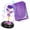 Purple Rotating, variant on Purple Rotating Light Up Rose in Glass Dome Decorative Figurine