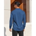 thumbnail image 6 of COOFANDY Mens Casual Dress Shirts Long Sleeve Button Down Shirts Wrinkle Free Business Formal Shirts, 6 of 7