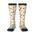 thumbnail image 2 of Lsque Dachshund Dog Printed Crew Socks Men's Women's LightWeight Thin Casual Calf Socks ,Knee High Socks,Cotton Socks, 2 of 9