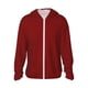thumbnail image 1 of Fotbe Maroon Chaqueta con Protección Solar UPF 50+ para Hombre y Mujer, Camisa con Capucha y Bolsillos-Large, 1 of 7