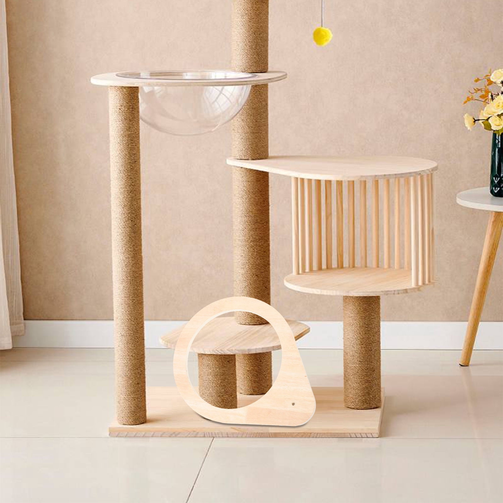 LITINKIMI Sturdy Cat Climbing Frame Scratching Indoor Play 1Set