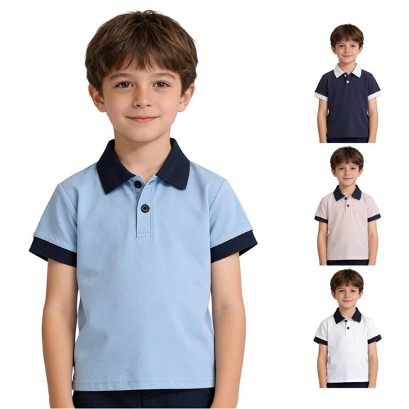 Shachafan Boys Summer Short Sleeve Shirt Casual Comfortable Daily Wear Top With Breathable For Kids under Shirts for Boys Long Sleeve