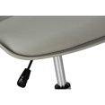 thumbnail image 6 of Monarch Specialties Office Chair, Swivel, Ergonomic, Work, Juvenile, Grey Leather Look, 6 of 11