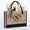 C C, variant on Iumwxz lunch bag YOOLIFE Initials Jute Tote Bag And Cosmetic Bag Beach Tote Bag With Zipper Pocket Adjustable Strap Birthday Gift For Women lunch box flax Online Shopping
