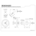 thumbnail image 2 of Kingston Brass VB3635AXSO Single-Handle Pressure Balanced Shower Faucet, Oil Rubbed Bronze, 2 of 4