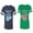 Men Navy / Women Heather, variant on Boyfriend Girlfriend Fiance Husband Wife Matching Couple Cotton Jerseys (Men Navy / Women Red) (Men M / Women M)