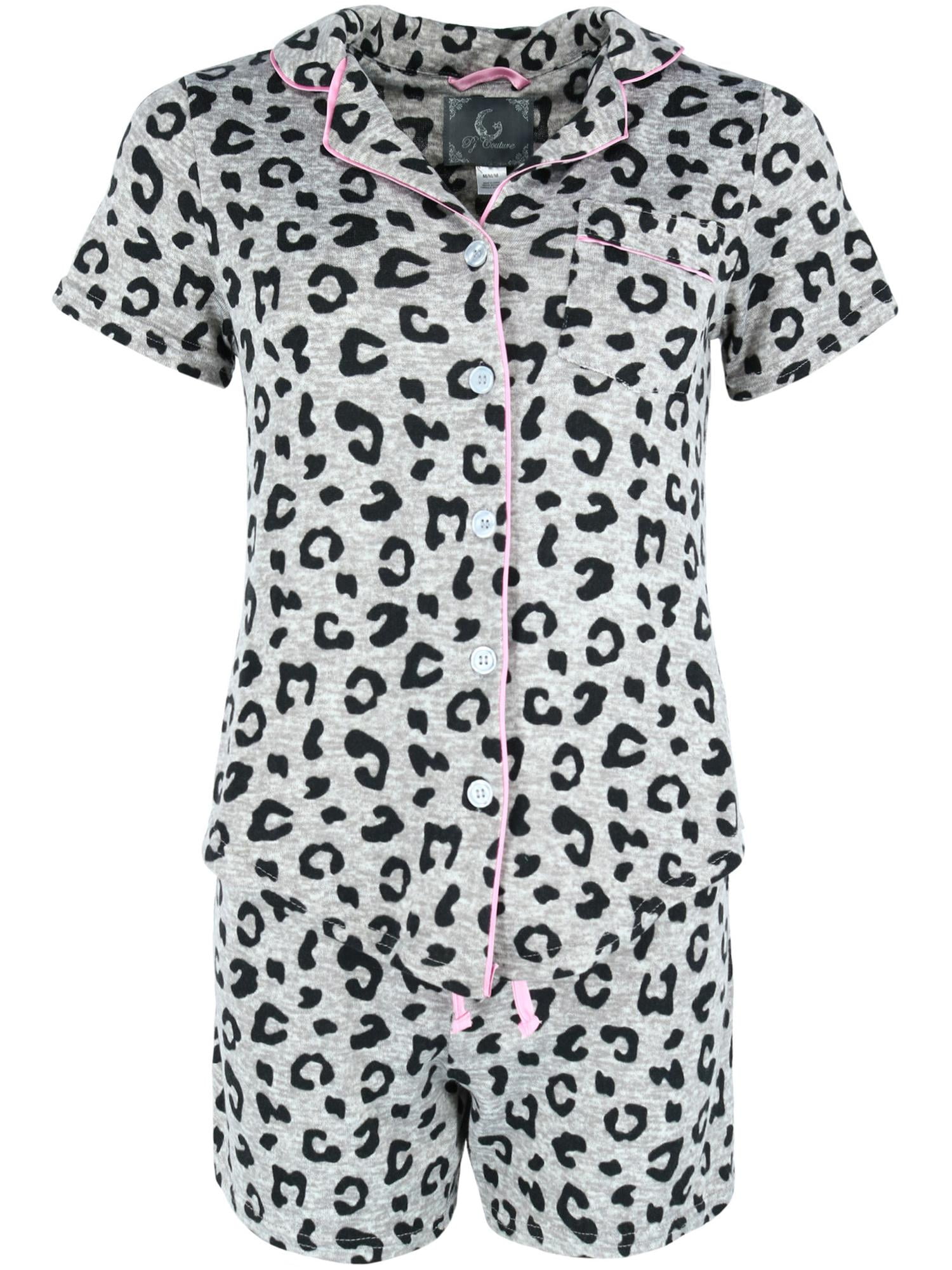 leopard print pj pants