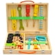 thumbnail image 1 of Kit de herramientas para niños, caja de herramientas de caja de almacenamiento de de dibujos animados, para niños de 3 en, 1 of 6
