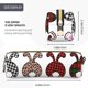 thumbnail image 3 of Easygdp Cute Bunny para Estuche de Lápices de Cuero, Estuche de Papelería de Cuero, Estuche de Gran Capacidad con Cremallera, 3 of 7