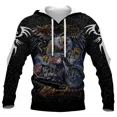 thumbnail image 3 of Sudadera con capucha para hombre con estampado 3D de calavera y motocicleta, sudadera de gran tamaño con estampado gráfico, sudadera de calle a la moda para hombre, camisetas casuales para hombre, 3 of 5