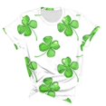 thumbnail image 5 of KIHOUT Nouveaux Arrivlas T-Shirts pour Femmes Fête de la Saint-Patrick, Mode Grande Taille Col Rond Manches Courtes T-Shirt Imprimé Vert, Taille P-5TG, 5 of 5