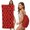 Red, variant on Beach Towel Backpack, Red Geometric 2 in 1 Soft Absorbent Beach Blanket Travel Towels for Pool Swim Gym Picnic Camping, Modern Morocco Abstract Art Portable Drawstring Bag 27.6x55 Inch