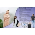thumbnail image 3 of BlueHills Premium Soft Travel Blanket Pillow Airplane Mini - Beige M06, 3 of 9