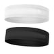 thumbnail image 1 of Diademas Bandas para el sudor para mujeres y hombres │ Bandas para la cabeza de entrenamiento Banda para el cabello Banda para el sudor para ejercicio físicoNegro+gris, 1 of 5