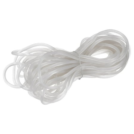 Uxcell 15M/49.21Ft Rubber Window Screen Spline Sealing Strip, 5.8mm OD Translucent