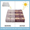 thumbnail image 3 of Square Floor Meditation Pillow 22 Inch, Bohemian Style Dutch Velvet Yoga Cushion for Comfort, 3 of 7