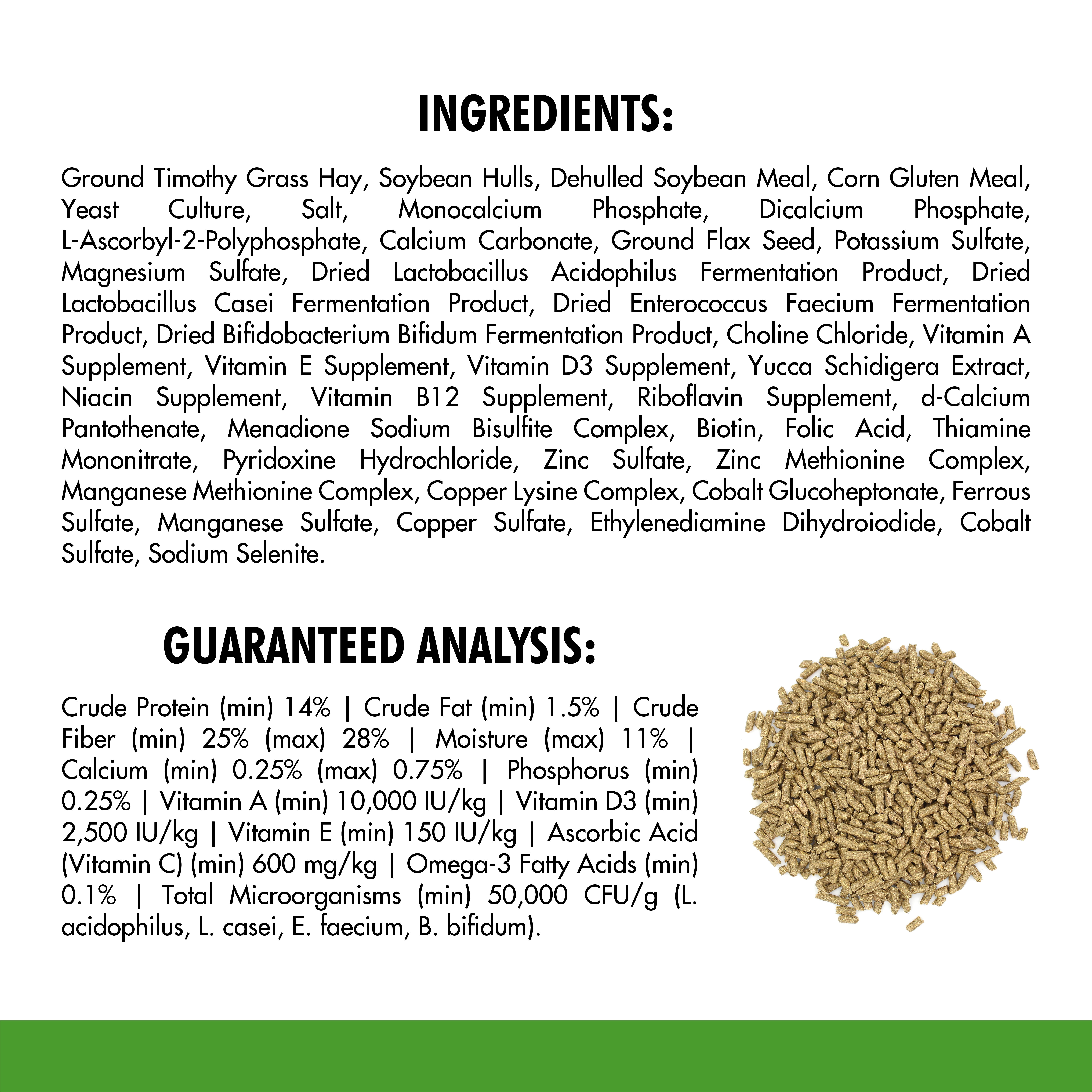 Vitakraft MENU Premium Nutrition Timothy Pellet Guinea Pig Food 2.75lbs