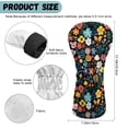 thumbnail image 7 of Uorisanigo Golf Club Head Covers Set of 3 Golf Club Covers for Driver, Woods and Hybrid, Accessories Premium PU Leather Flower Print Golfclub Headcovers, Gifts for Men Women, 7 of 7