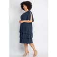 thumbnail image 3 of Catherines Women's Plus Size Embellished Keyhole Midi-Tier Dress, 3 of 4