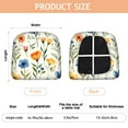 thumbnail image 3 of Pioneer Flower Seat Covers for Dining Room Chairs Set Of 4,Stretch Printed Washable Chair Seat Cover with Elastic Ties and Button,Removable Waterproof Couch Cushion Covers, 3 of 6