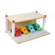 thumbnail image 3 of Estacionamiento de madera con juguetes para desarrollar automóviles, juego de garaje con autos de juguete para niños y niñas, 3 of 9