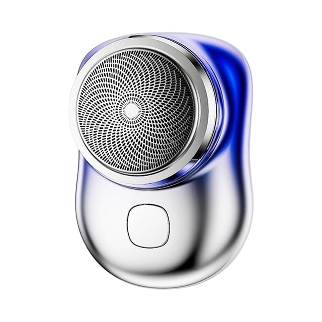 kusrkot Rasoir Électrique Léger Machine de Rasage de Barbe Rechargeable Format de Poche Dégradé Bleu