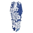 thumbnail image 2 of Xoenoiee Polynesia Hibiscus Pattern Kaftan Dresses for Women Monstera Palm Leaves V-Neck Moo Moos Caftan Plus Size Batwing Sleeve Beach Cover Up Summer Maxi Dresses Resort Wear, 2 of 7