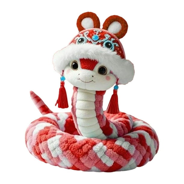 Juguete de Peluche de Serpiente Strade Fareast Limited Rojo 35cm