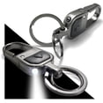 thumbnail image 4 of iPick Image for Ford Fiesta Black Snap Hook LED Light Metal Key Chain, Official Licensed, 4 of 5