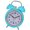 Blue, variant on DOLITY 3-inch Metal Double Bell Alarm Clock Night Light Table Clock Black