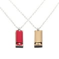thumbnail image 1 of SHISUYAN 2 Pcs Harmonica Double Rangée 4 Trous 8 Tons Instrument de Musique Jouet Éducatif pour Débutants Étudiants Enfants (Rouge + Doré), 1 of 9