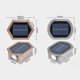 thumbnail image 4 of Luz Solar Hexagonal de pared para exteriores, lámparas LED impermeables para cubierta, valla, porche, Patio, jardín, 2023, 4 of 4