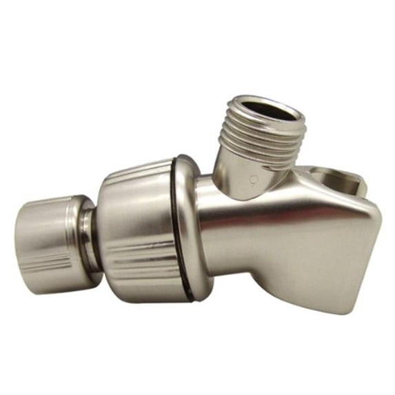 DURA FAUCET DFSA161SN Swivel Shower Bracket - Brushed Satin Nickel